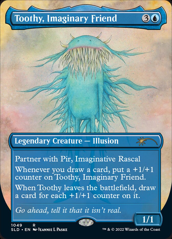 Toothy, Imaginary Friend (Borderless) [Secret Lair Drop Series] | Dragon's Lair Comics and Fantasy Houston TX