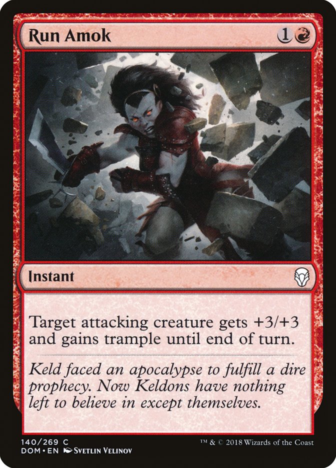 Run Amok [Dominaria] | Dragon's Lair Comics and Fantasy Houston TX