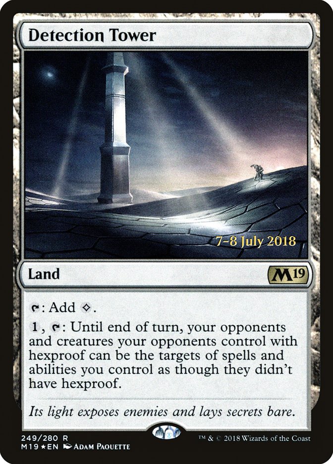 Detection Tower [Core Set 2019 Prerelease Promos] | Dragon's Lair Comics and Fantasy Houston TX