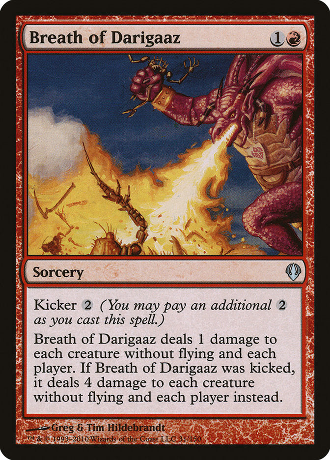 Breath of Darigaaz [Archenemy] | Dragon's Lair Comics and Fantasy Houston TX