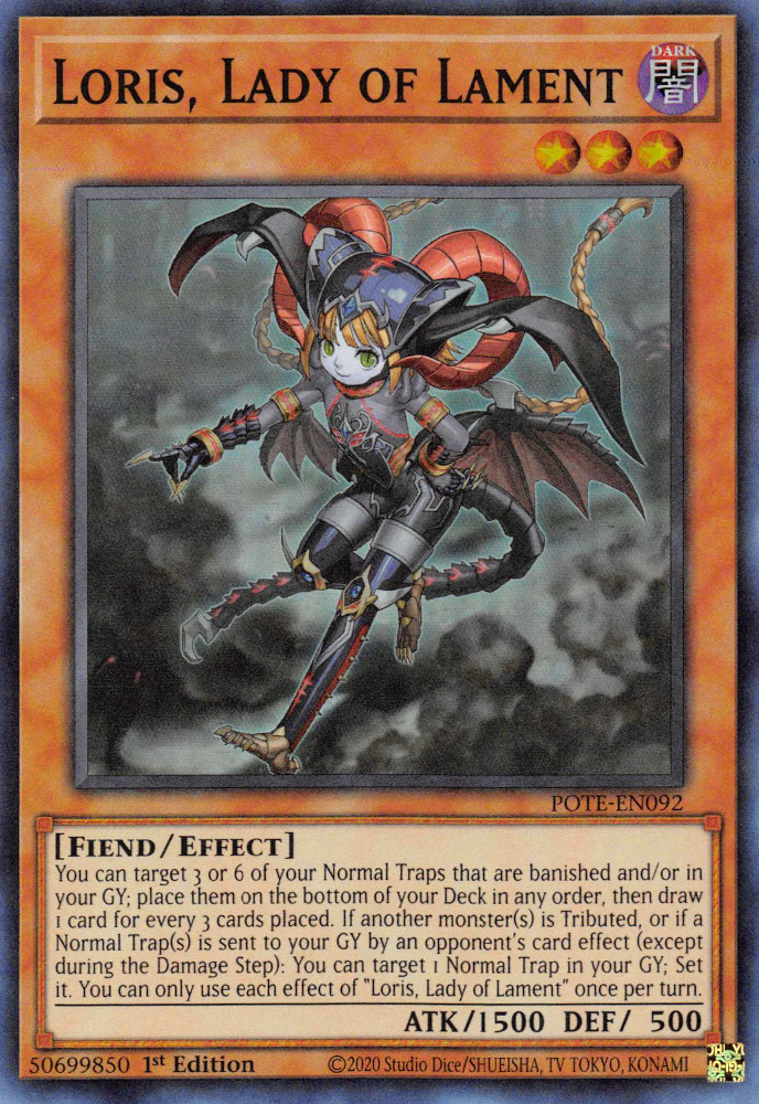 Loris, Lady of Lament [POTE-EN092] Super Rare | Dragon's Lair Comics and Fantasy Houston TX