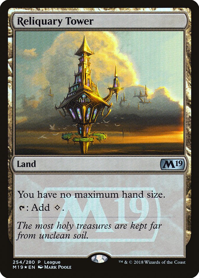 Reliquary Tower (League) [Core Set 2019 Promos] | Dragon's Lair Comics and Fantasy Houston TX