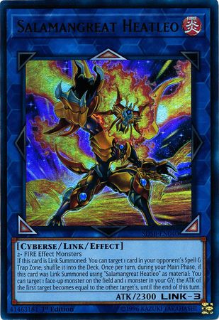 Salamangreat Heatleo [SDSB-EN040] Ultra Rare | Dragon's Lair Comics and Fantasy Houston TX