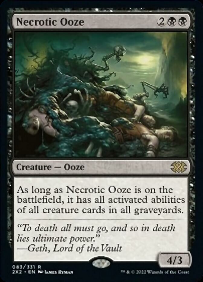 Necrotic Ooze [Double Masters 2022] | Dragon's Lair Comics and Fantasy Houston TX