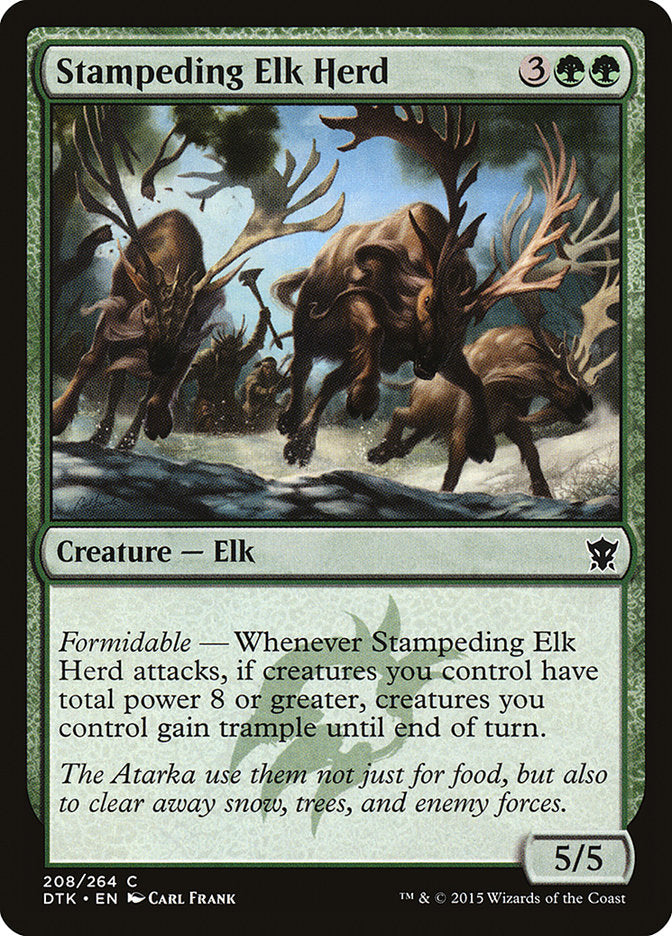 Stampeding Elk Herd [Dragons of Tarkir] | Dragon's Lair Comics and Fantasy Houston TX