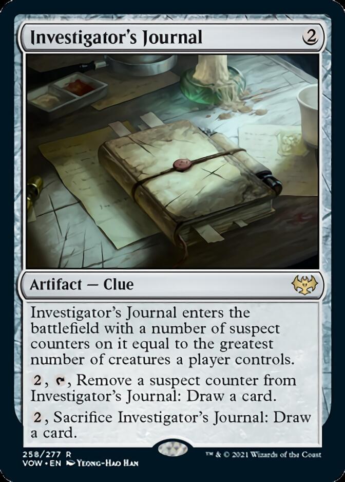 Investigator's Journal [Innistrad: Crimson Vow] | Dragon's Lair Comics and Fantasy Houston TX