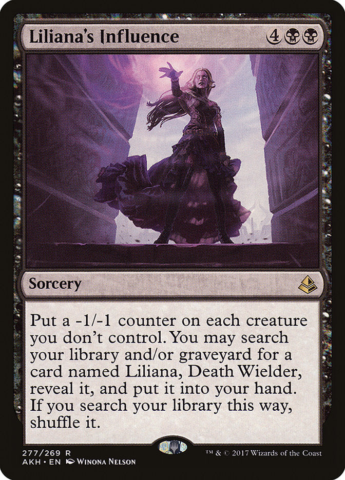 Liliana's Influence [Amonkhet] | Dragon's Lair Comics and Fantasy Houston TX