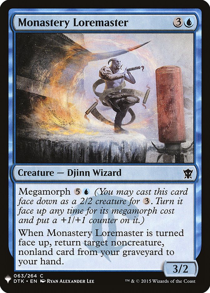 Monastery Loremaster [Mystery Booster] | Dragon's Lair Comics and Fantasy Houston TX