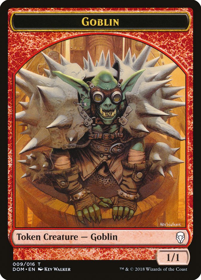 Goblin Token [Dominaria Tokens] | Dragon's Lair Comics and Fantasy Houston TX