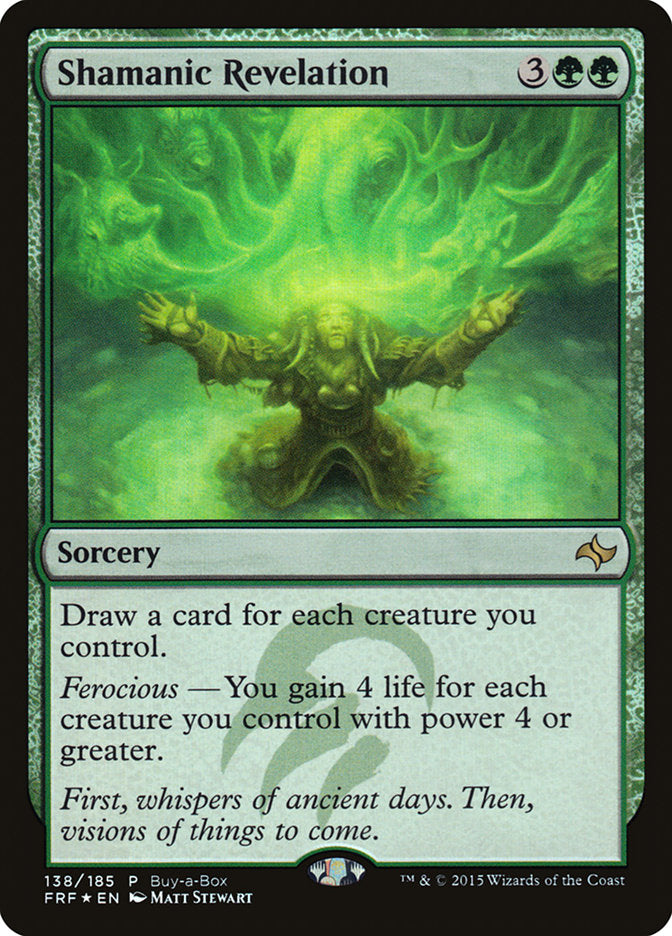 Shamanic Revelation (Buy-A-Box) [Fate Reforged Promos] | Dragon's Lair Comics and Fantasy Houston TX