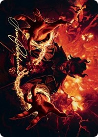 Tibalt's Trickery Art Card (Gold-Stamped Signature) [Kaldheim Art Series] | Dragon's Lair Comics and Fantasy Houston TX