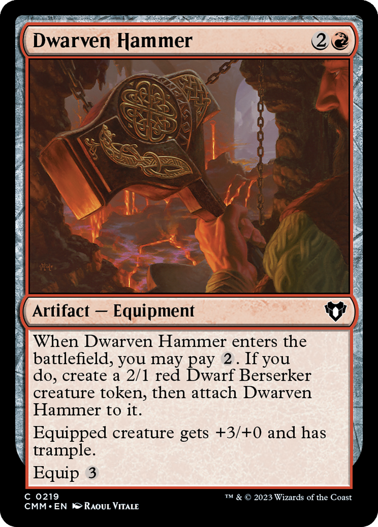 Dwarven Hammer [Commander Masters] | Dragon's Lair Comics and Fantasy Houston TX