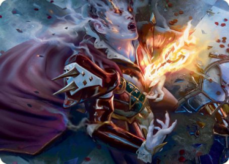 Flame-Blessed Bolt Art Card [Innistrad: Crimson Vow Art Series] | Dragon's Lair Comics and Fantasy Houston TX