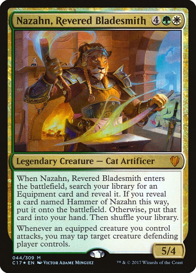 Nazahn, Revered Bladesmith [Commander 2017] | Dragon's Lair Comics and Fantasy Houston TX