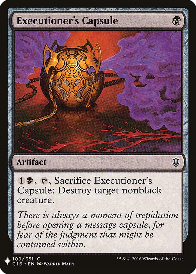Executioner's Capsule [Mystery Booster] | Dragon's Lair Comics and Fantasy Houston TX