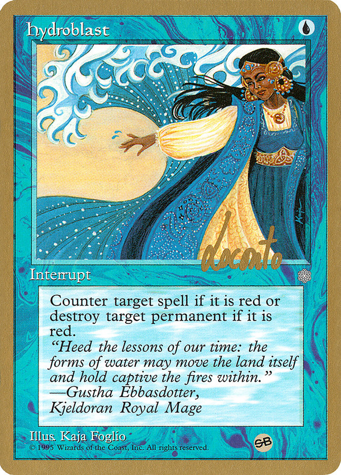 Hydroblast (Michael Loconto) (SB) [Pro Tour Collector Set] | Dragon's Lair Comics and Fantasy Houston TX