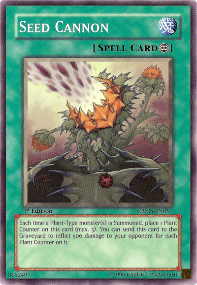 Seed Cannon [CRMS-EN057] Common | Dragon's Lair Comics and Fantasy Houston TX