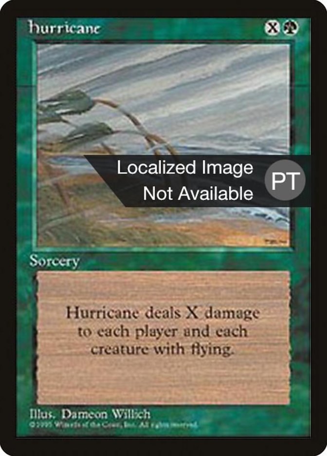 Hurricane [Fourth Edition (Foreign Black Border)] | Dragon's Lair Comics and Fantasy Houston TX