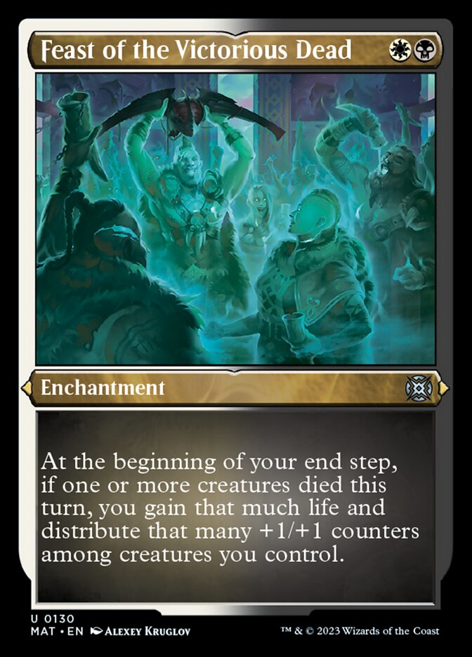 Feast of the Victorious Dead (Foil Etched) [March of the Machine: The Aftermath] | Dragon's Lair Comics and Fantasy Houston TX