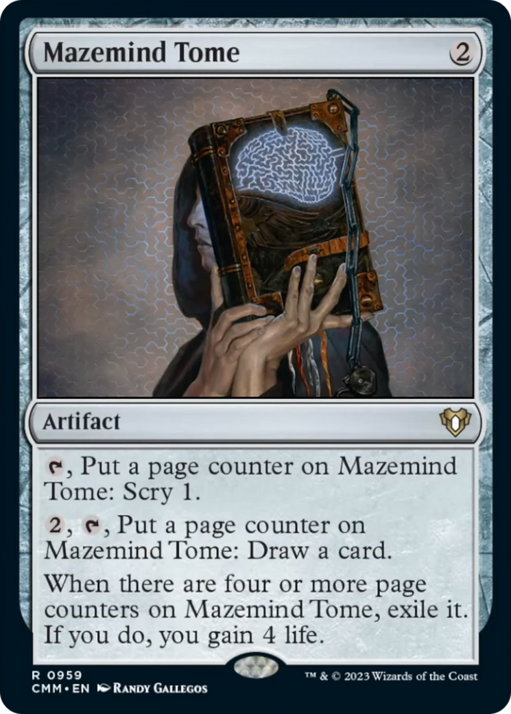 Mazemind Tome [Commander Masters] | Dragon's Lair Comics and Fantasy Houston TX