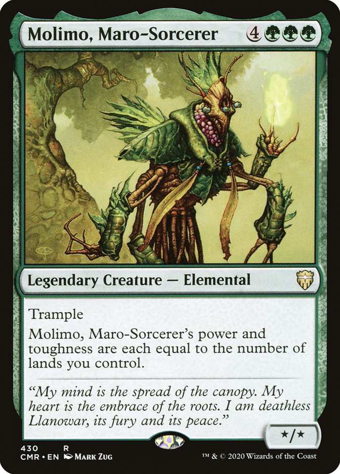 Molimo, Maro-Sorcerer [Commander Legends] | Dragon's Lair Comics and Fantasy Houston TX