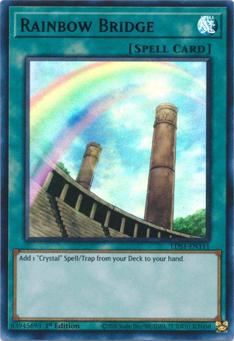 Rainbow Bridge (Purple) [LDS1-EN111] Ultra Rare | Dragon's Lair Comics and Fantasy Houston TX
