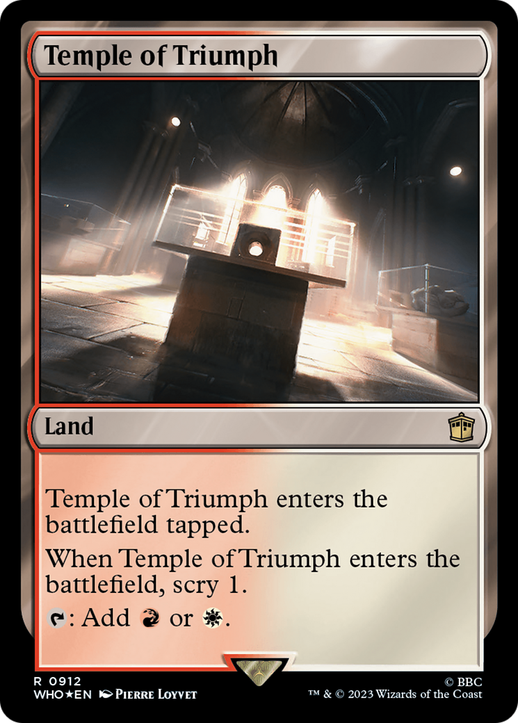 Temple of Triumph (Surge Foil) [Doctor Who] | Dragon's Lair Comics and Fantasy Houston TX