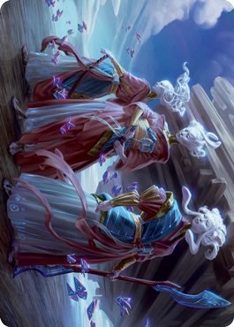 Guardians of Oboro Art Card [Kamigawa: Neon Dynasty Art Series] | Dragon's Lair Comics and Fantasy Houston TX