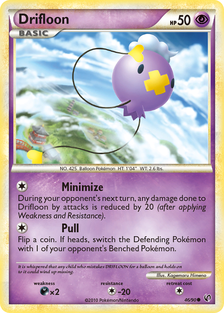 Drifloon (46/90) [HeartGold & SoulSilver: Undaunted] | Dragon's Lair Comics and Fantasy Houston TX