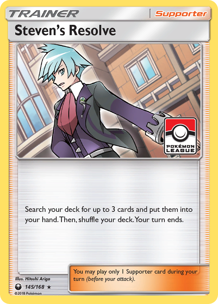 Steven's Resolve (145/168) [Sun & Moon: Celestial Storm] | Dragon's Lair Comics and Fantasy Houston TX