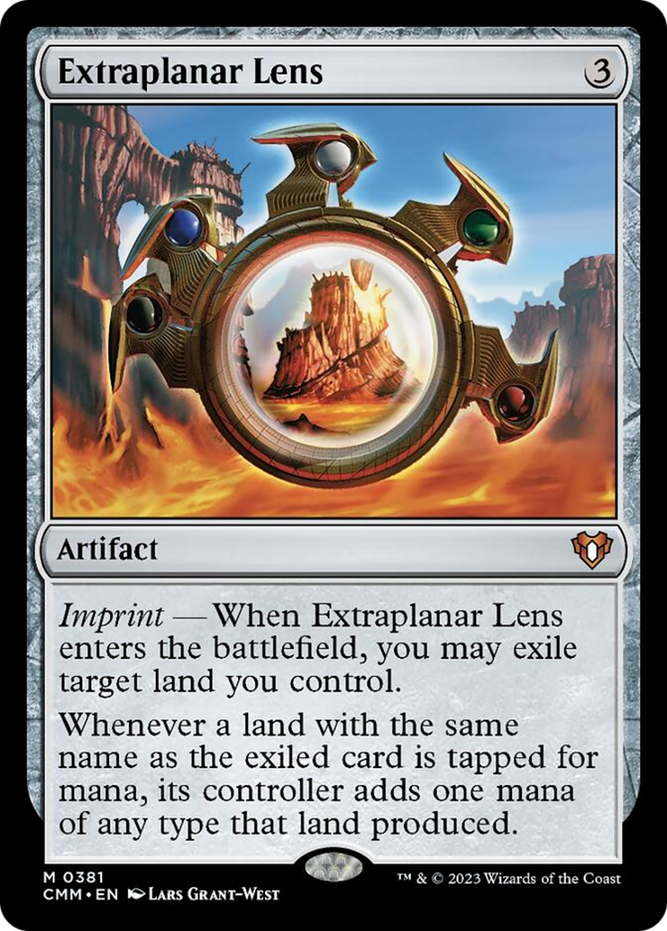 Extraplanar Lens [Commander Masters] | Dragon's Lair Comics and Fantasy Houston TX
