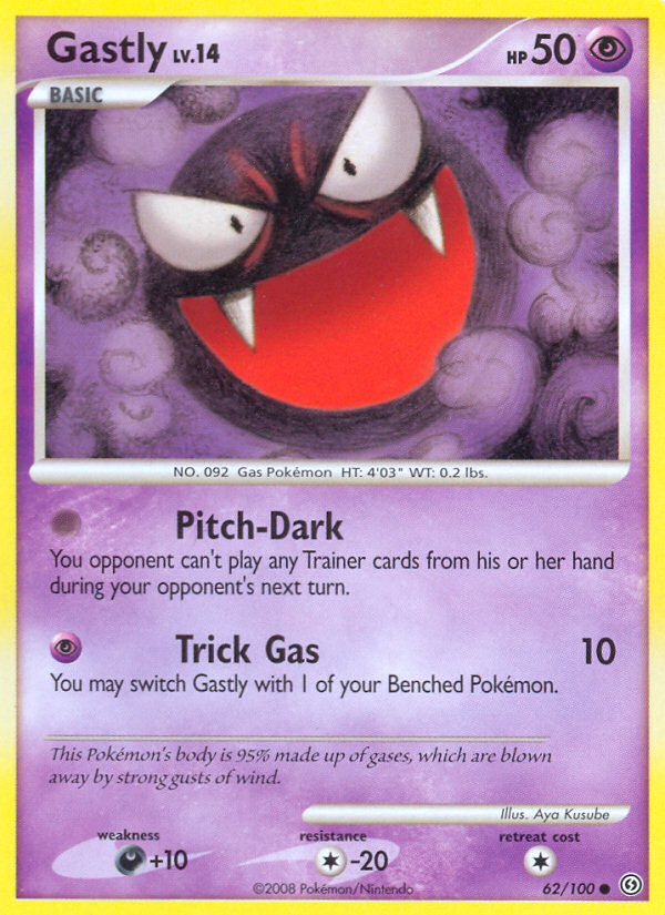 Gastly (62/100) [Diamond & Pearl: Stormfront] | Dragon's Lair Comics and Fantasy Houston TX