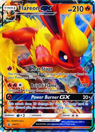 Flareon GX (SM171) (Jumbo Card) [Sun & Moon: Black Star Promos] | Dragon's Lair Comics and Fantasy Houston TX