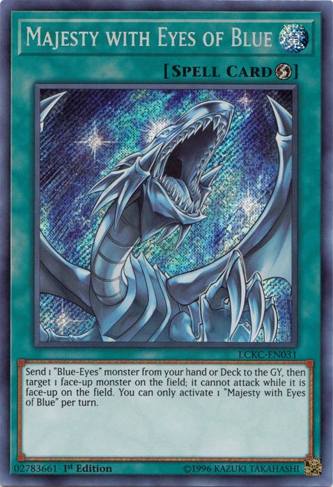 Majesty with Eyes of Blue [LCKC-EN031] Secret Rare | Dragon's Lair Comics and Fantasy Houston TX