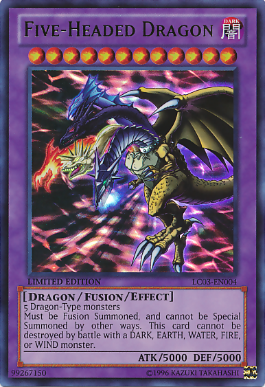 Five-Headed Dragon [LC03-EN004] Ultra Rare | Dragon's Lair Comics and Fantasy Houston TX