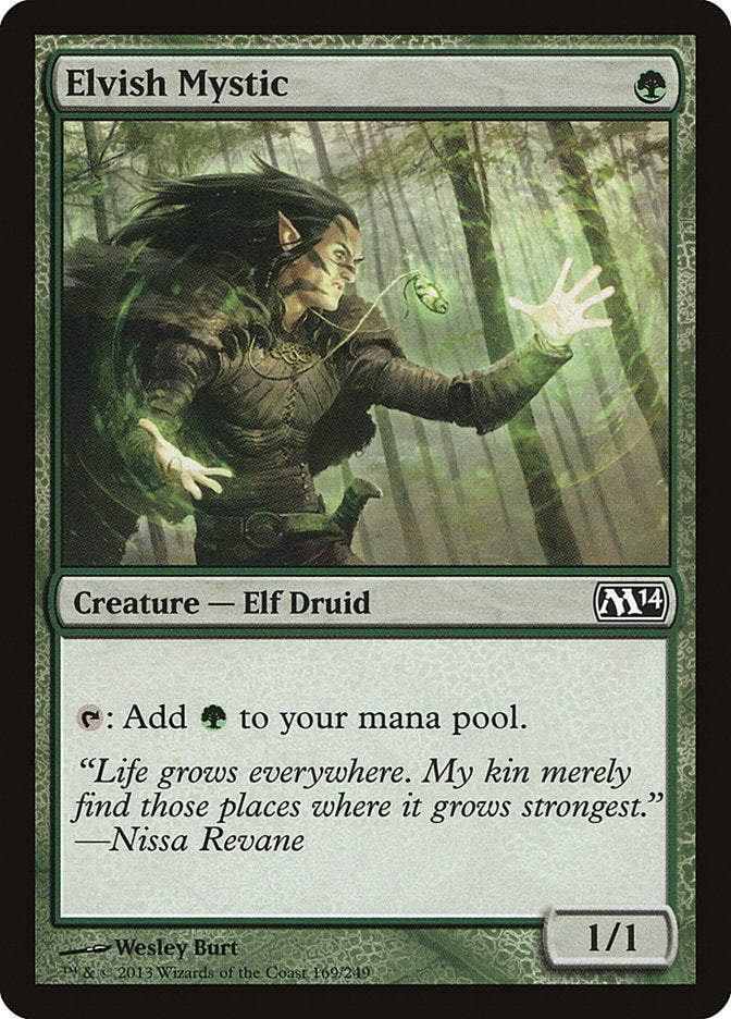 Elvish Mystic [Magic 2014] | Dragon's Lair Comics and Fantasy Houston TX