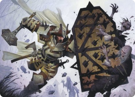 Estwald Shieldbasher Art Card [Innistrad: Crimson Vow Art Series] | Dragon's Lair Comics and Fantasy Houston TX