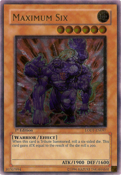 Maximum Six [LODT-EN097] Ultimate Rare | Dragon's Lair Comics and Fantasy Houston TX