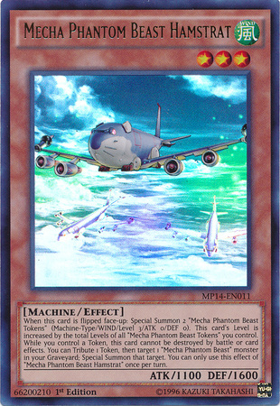 Mecha Phantom Beast Hamstrat [MP14-EN011] Ultra Rare | Dragon's Lair Comics and Fantasy Houston TX