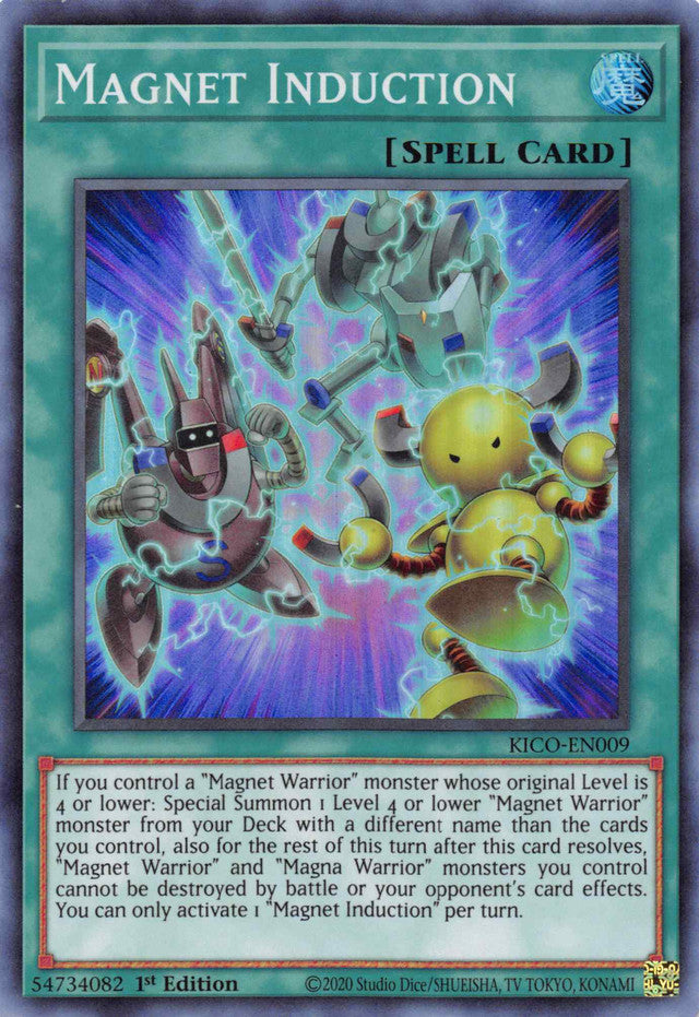 Magnet Induction (Super Rare) [KICO-EN009] Super Rare | Dragon's Lair Comics and Fantasy Houston TX