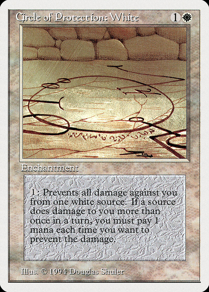 Circle of Protection: White [Summer Magic / Edgar] | Dragon's Lair Comics and Fantasy Houston TX