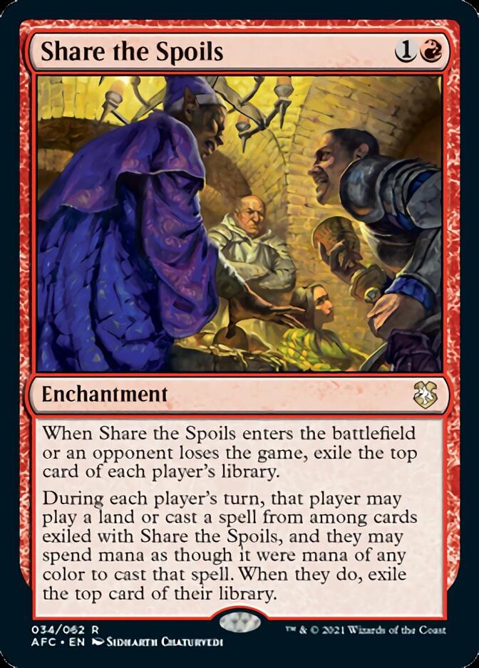Share the Spoils [Dungeons & Dragons: Adventures in the Forgotten Realms Commander] | Dragon's Lair Comics and Fantasy Houston TX