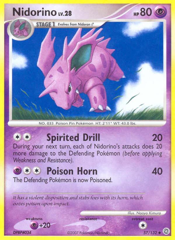 Nidorino (57/132) [Diamond & Pearl: Secret Wonders] | Dragon's Lair Comics and Fantasy Houston TX