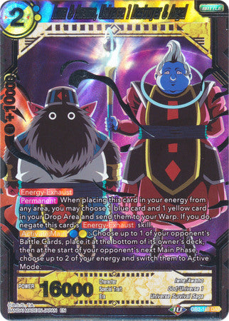 Iwne & Awamo, Universe 1 Destroyer & Angel (DB2-168) [Divine Multiverse] | Dragon's Lair Comics and Fantasy Houston TX