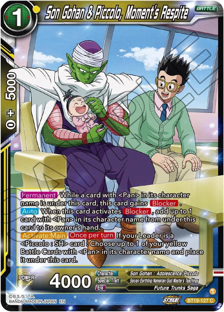 Son Gohan & Piccolo, Moment's Respite (BT19-127) [Fighter's Ambition] | Dragon's Lair Comics and Fantasy Houston TX