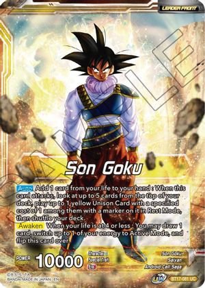 Son Goku // SS Son Goku, Fearless Fighter (BT17-081) [Ultimate Squad] | Dragon's Lair Comics and Fantasy Houston TX