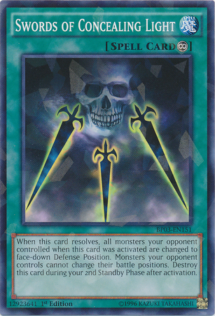 Swords of Concealing Light [BP03-EN151] Shatterfoil Rare | Dragon's Lair Comics and Fantasy Houston TX