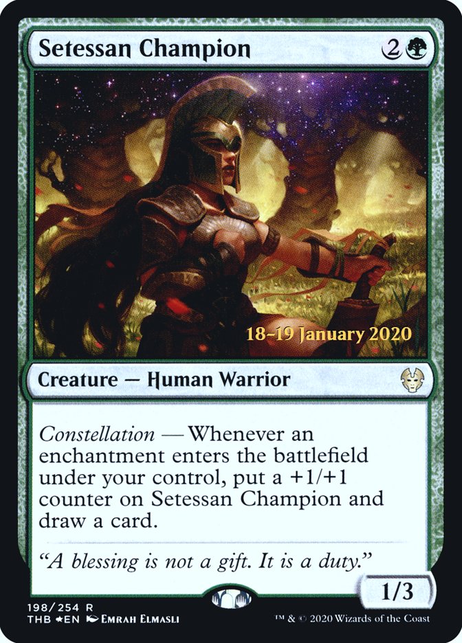 Setessan Champion [Theros Beyond Death Prerelease Promos] | Dragon's Lair Comics and Fantasy Houston TX