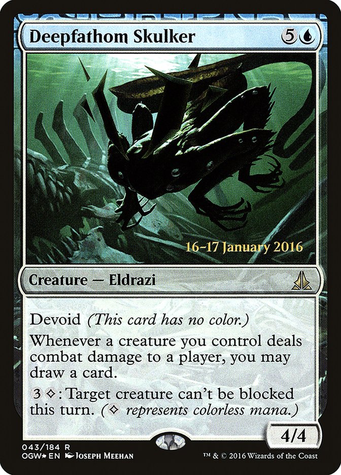 Deepfathom Skulker [Oath of the Gatewatch Prerelease Promos] | Dragon's Lair Comics and Fantasy Houston TX