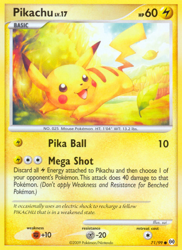 Pikachu (71/99) [Platinum: Arceus] | Dragon's Lair Comics and Fantasy Houston TX